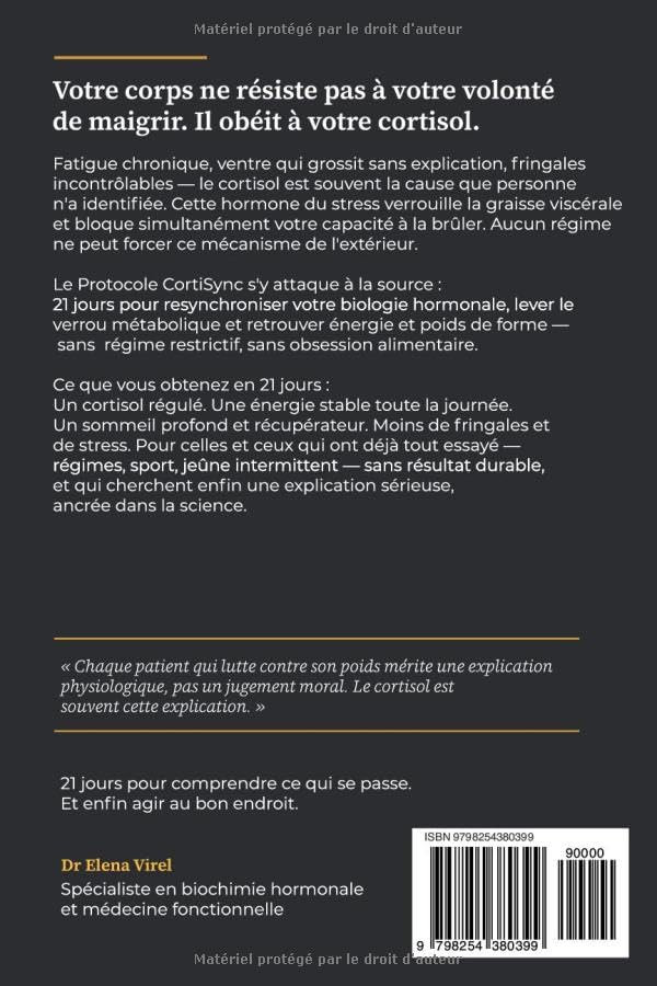 Cortisol & Perte de Poids : Le Protocole CortiSync en 21 Jours pour Brûler la Graisse Abdominale