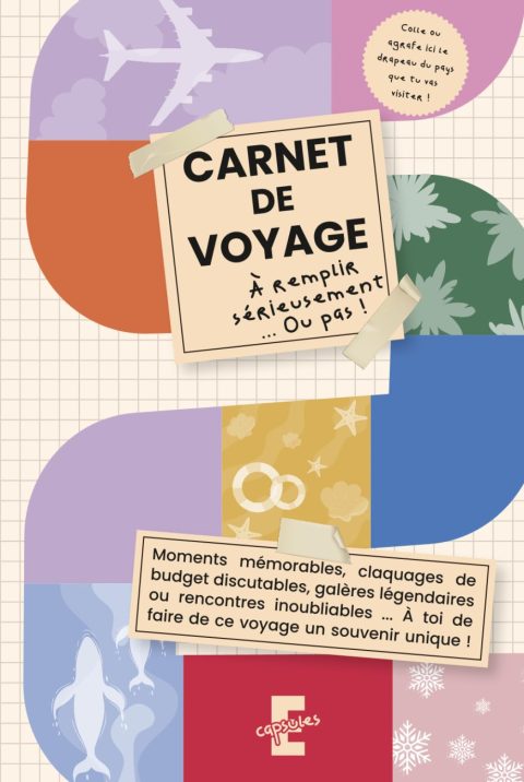 Carnet de Voyage à Remplir — Journal de Bord Créatif A5 pour Adultes et Ados