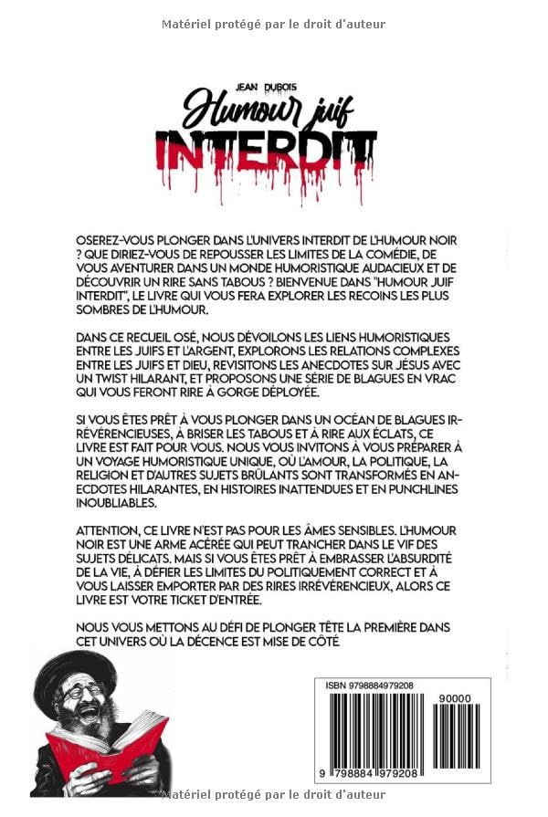 Humour Juif Interdit : 130 Blagues Noires pour Rire aux Larmes
