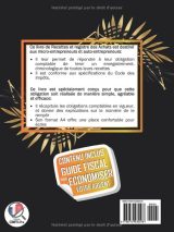 Livre de Compte Recette Dépense: Carnet de Tenue de Compte pour Micro-Entrepreneurs (BIC/BNC) - Design Noir Floral Doré