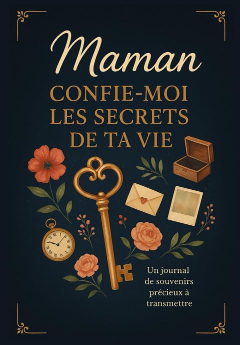 Maman, confie-moi tes secrets : Le journal de souvenirs précieux à transmettre, cadeau idéal pour la Fête des Mères et anniversaires