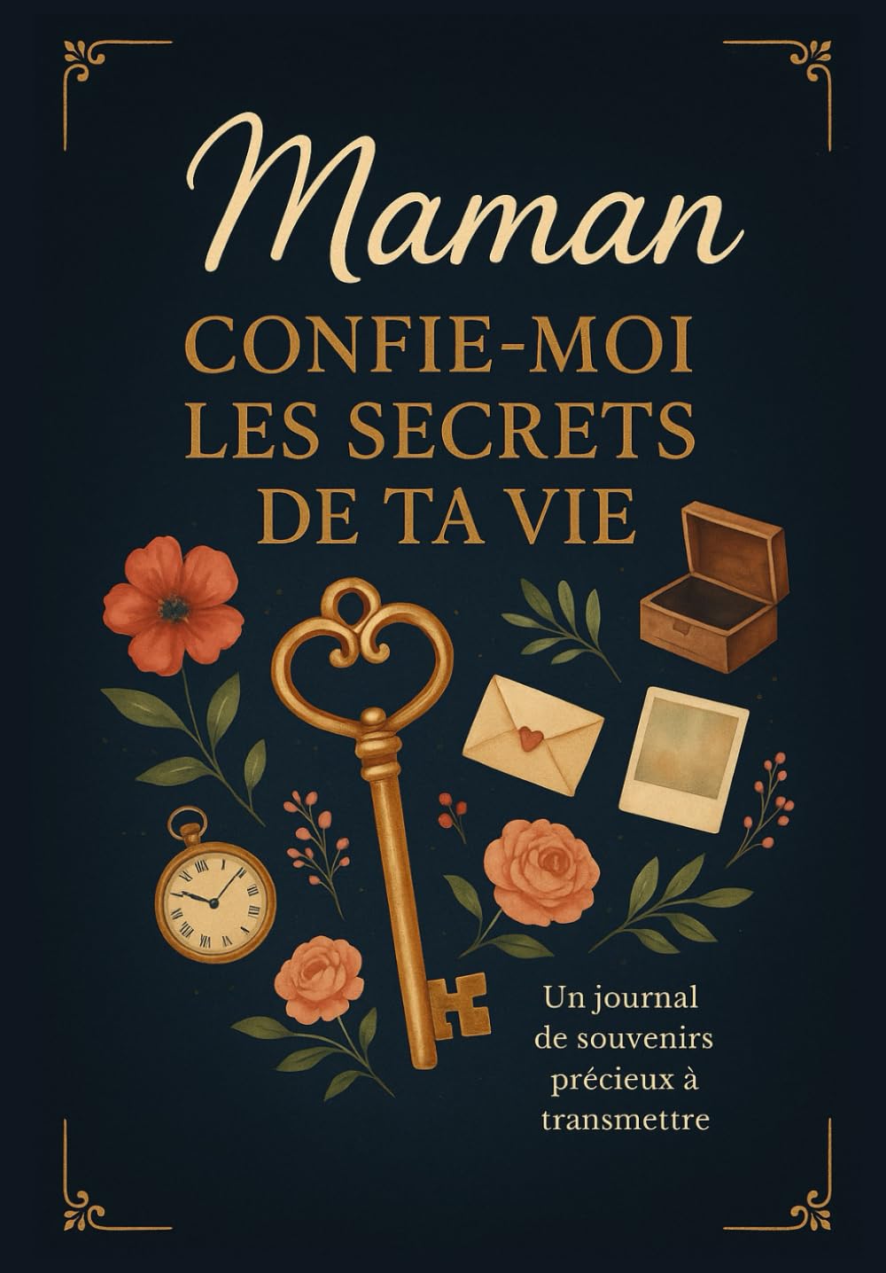Maman, confie-moi tes secrets : Le journal de souvenirs précieux à transmettre, cadeau idéal pour la Fête des Mères et anniversaires
