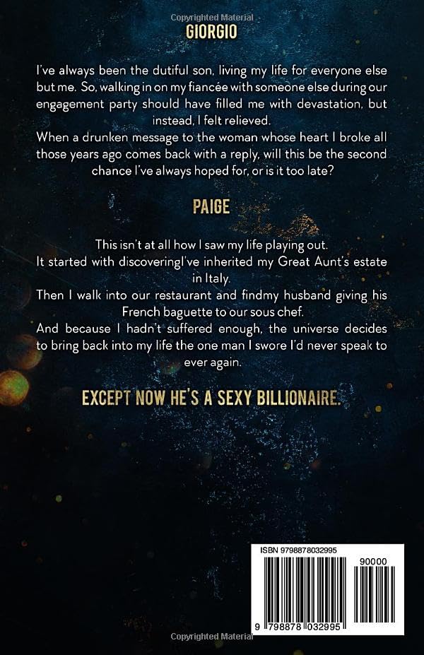 The Sexy Billionaire: Une Seconde Chance Romantique (Italian Nights Series, Livre 2)