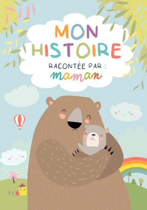 Mon histoire racontée par maman : Journal de souvenirs à compléter | Carnet ligné vierge | Cadeau idéal pour maman, future maman, fête des mères, anniversaire, naissance