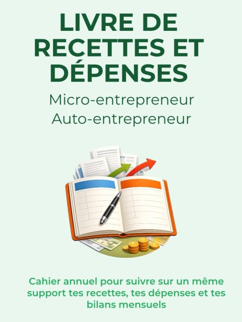 Carnet de Recettes et Dépenses Micro-Entrepreneur : Suivi Annuel Simplifié pour Indépendants