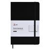 SUIN Carnet Professionnel A5 Couverture Rigide Lignée - Idéal Travail, École, Prise de Notes - Papier 100 g/m², Noir