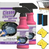 Nettoyant Dégraissant Puissant pour Barbecue et Cuisine - Spécial Graisse Incrustée (2 pcs)