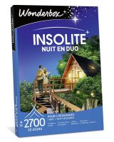 Wonderbox - Nuit Insolite en Duo - Coffret Cadeau Séjour Mémorable