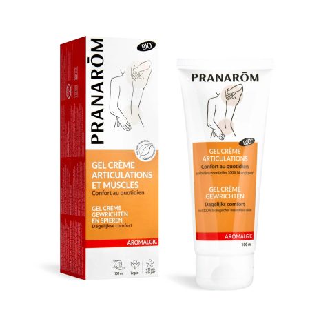 PRANARÔM Aromalgic Gel Crème Articulations Bio - Confort Quotidien aux Huiles Essentielles - 100 ml