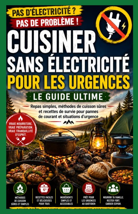 Guide de cuisson sans électricité pour les urgences : Repas simples, méthodes sûres et recettes de survie face aux pannes de courant