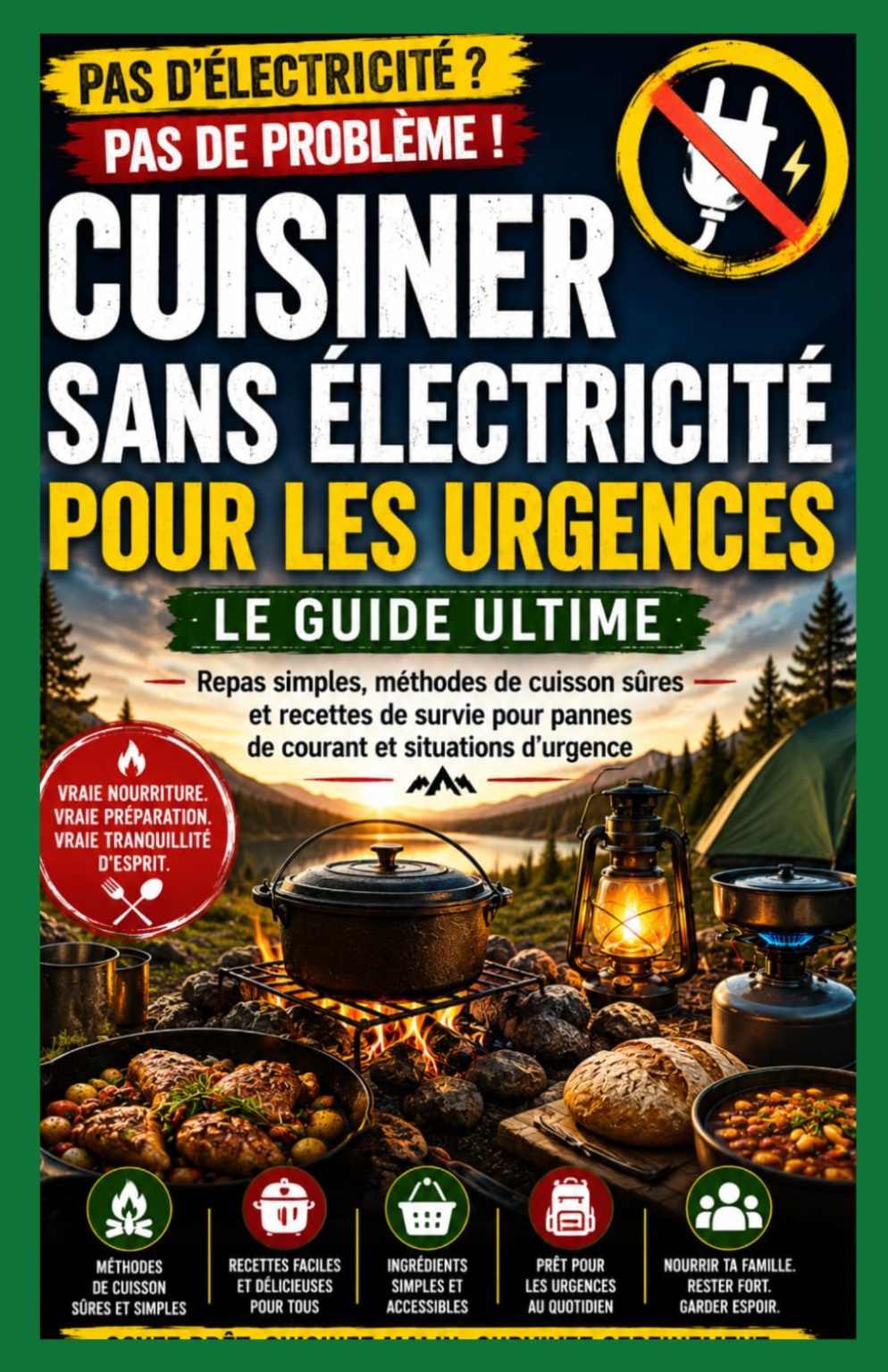 Guide de cuisson sans électricité pour les urgences : Repas simples, méthodes sûres et recettes de survie face aux pannes de courant