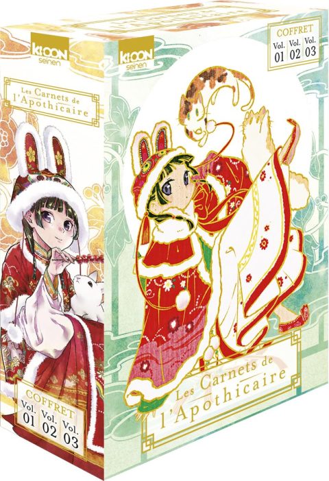Coffret Les Carnets de l'apothicaire, Volumes 1 à 3 - Manga à succès