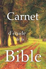 Carnet d'étude de la Bible : Journal personnel pour noter vos réflexions sur les versets bibliques