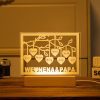 Veilleuse Arbre Généalogique Personnalisable - Cadeau Unique pour Maman et Grand-Mère