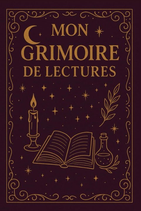 Mon Grimoire de Lecture : Carnet Sorcière pour Amoureuses de Fantasy et Dark Romance