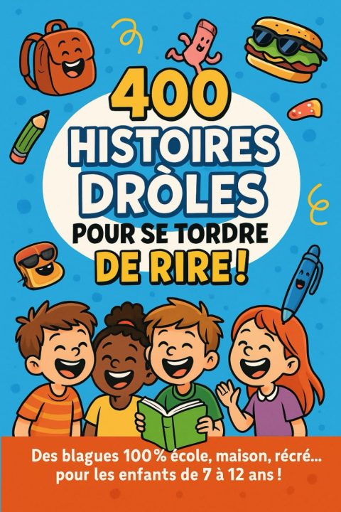 400 Histoires Drôles : Le Carnet Indispensable pour Rire et Lire de 7 à 12 Ans