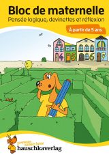 Cahier d'activités préscolaires : Devinettes, Casse-tête et Pensée Logique pour Enfants dès 4 ans