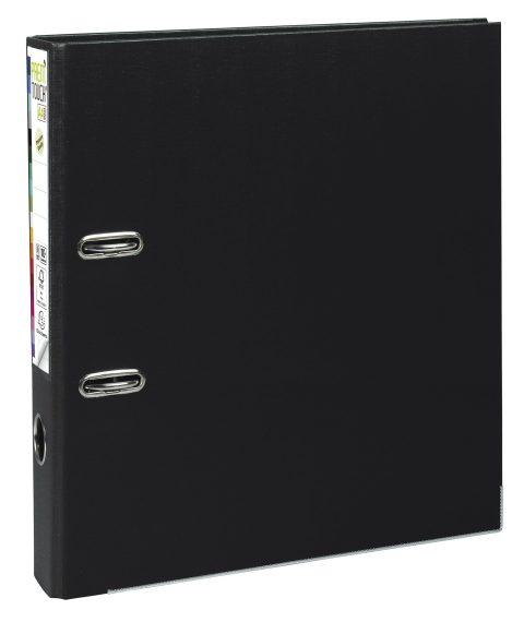 Exacompta Carton de 10 Classeurs à Levier A4 Maxi Prem'Touch Noir - Dos 50 mm