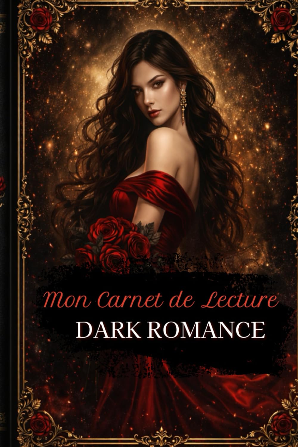 Journal de Suivi de Lecture - Dark Romance : Carnet Organisé pour Consigner Vos Romances Préférées