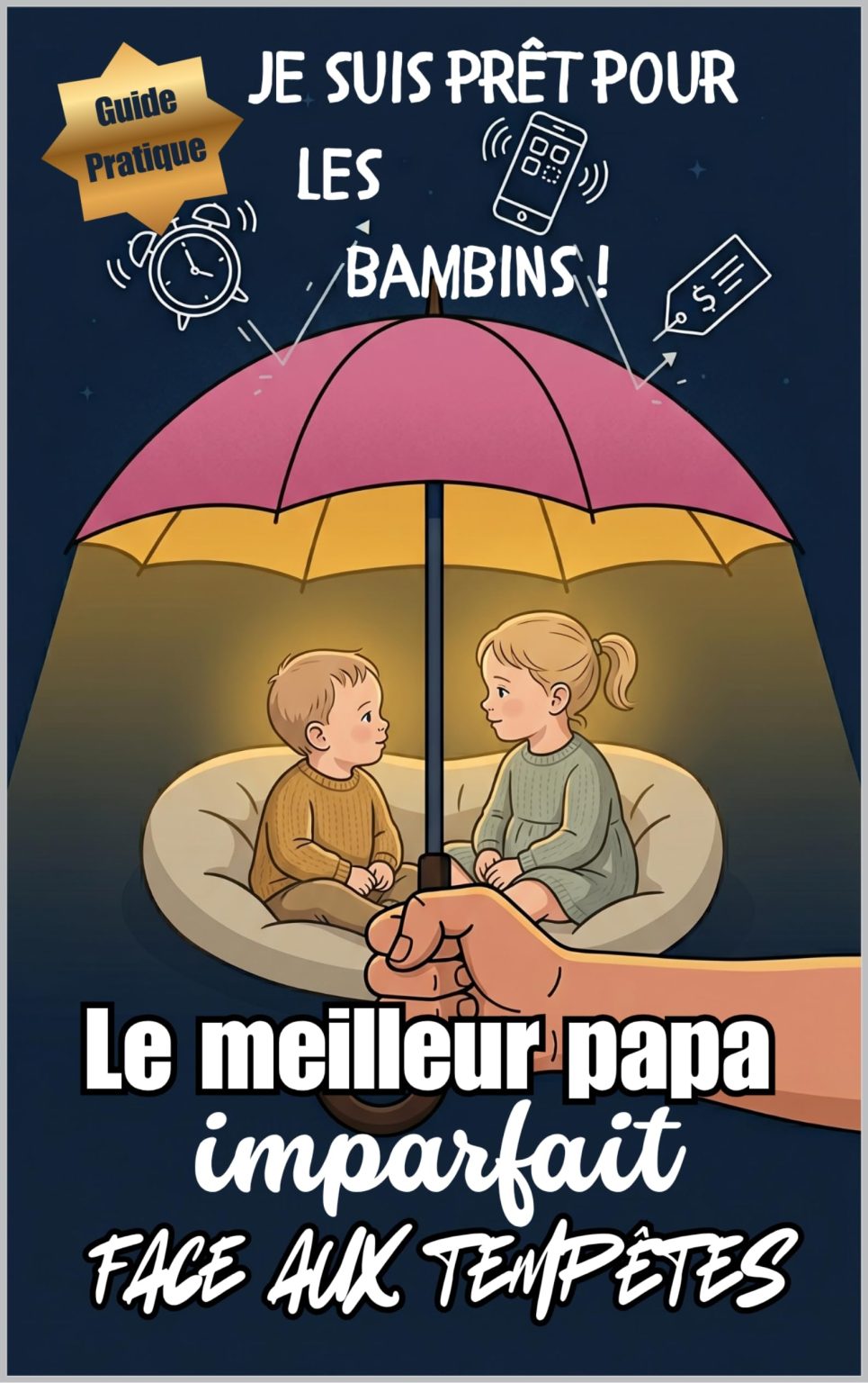 Le meilleur papa imparfait face aux tempêtes : Guide pratique de survie pour les pères d'enfants de 1 à 4 ans sans stress