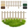 Floranica Clôture de Jardin Décorative en Bois de Pin - 20 cm x 100 cm, Non Traité
