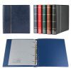 Prophila Reliure Premium Bleu pour Collection (Monnaies, Billets, Cartes), Imitation Cuir