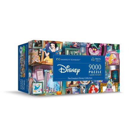 Trefl Prime Puzzle UFT: Disney The Greatest Disney Collection - 9000 Pièces, Grand Puzzle Écologique pour Enfants dès 12 Ans