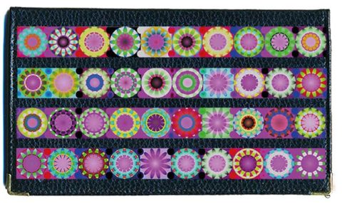 Syl'la Porte-Chéquier en Cuir Noir pour Femme - Élégance et Organisation