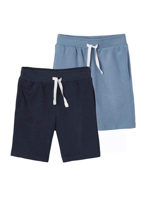 VERTBAUDET Lot de 2 Bermudas Garçon en Molleton - Confort et Style pour Vos Enfants