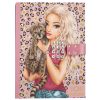 TOPModel Leoheart - Journal Intime Musical avec Serrure et Code, Rose et Léopard, 80 Pages Illustrées